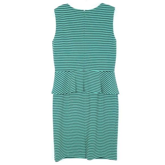 NINE WEST Sleeveless Peplum Sheath Dress Stretch - Picture 2 of 7